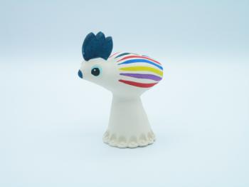 Cuccù con base in terraglia blu