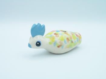 Cuccù invetriato coriandoli azzurro