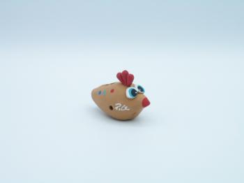 Cuccù ovetto pois rosso